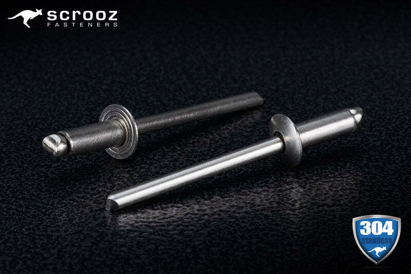 #54 dome head rivet 4 x 10.5mm 304 CTN 4000