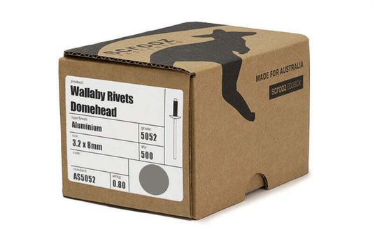 Wallaby Rivets #54 Trade Box 500