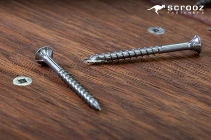 10g x 65mm RazrTrim Stainless Screws Box 500