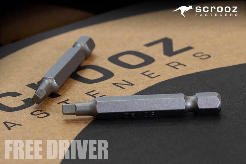 10g x 75mm RazrTrim Stainless Screws pack 50