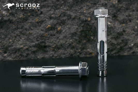 Sleeve Anchors 10 x 100mm BZP Grab pack of 10