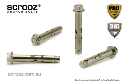 Sleeve Anchors 10 x 50mm Gr316 trade box of 25