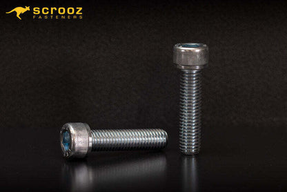 M5 x 25mm Socket Cap Screws Zinc Box 100