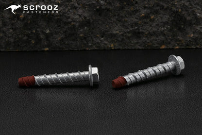 Screw Bolts Contractor Gal 20 x 200mm Carton 40