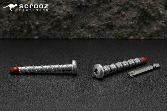 ScrewBolt Roundhead 6 x 65mm T30 Pack 10