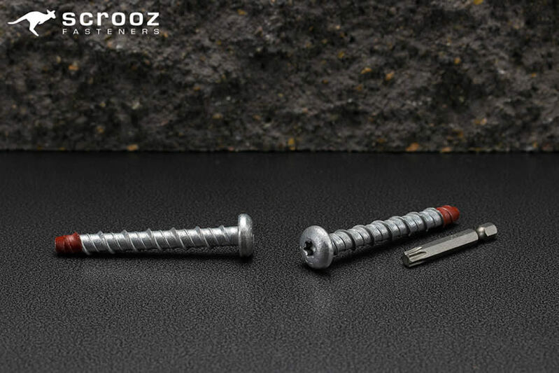 ScrewBolt Roundhead 8 x 100mm T40 CTN 100