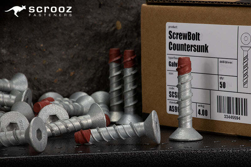 Screw Bolts Contractor CSK 12 x 150mm CTN 100