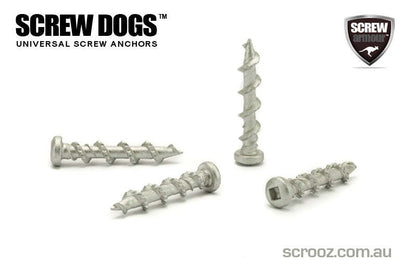 Screw Dogs Masonry GAL SQ 32mm Grab Pack 100