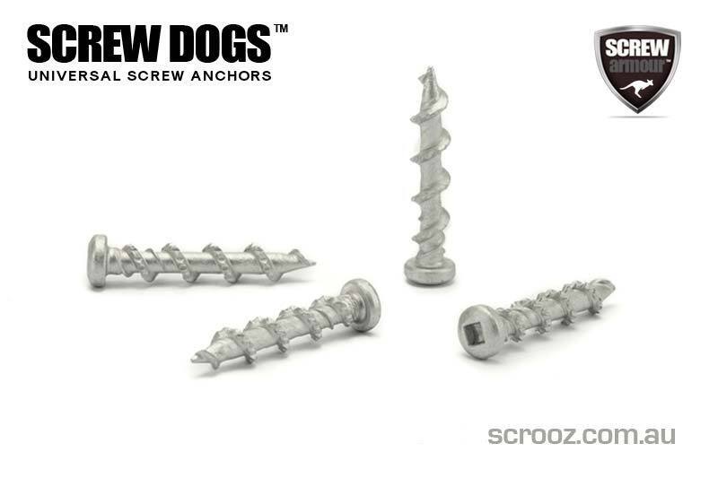 Screw Dogs Masonry GAL SQ 32mm Trade Box 500