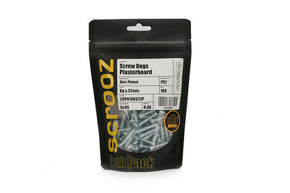 Screw Dogs Plasterboard PH 32mm Grab Pack 100