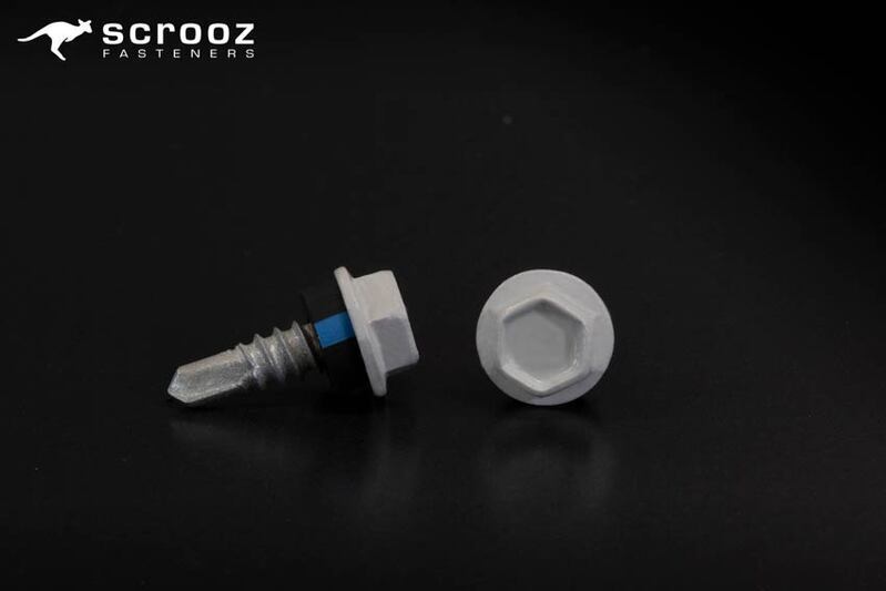 Shale Grey 10g x 16mm Roofing Tek Screw Box 500