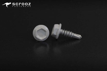 Shale Grey 10g x 16mm Tek Screws Box 500