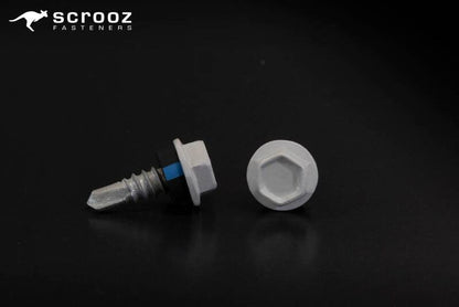 Shale Grey 12g x 20mm Roof Tek Screw C5 CTN 1000