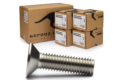 M12 x 80mm csk socket screws ss 304 ctn 200