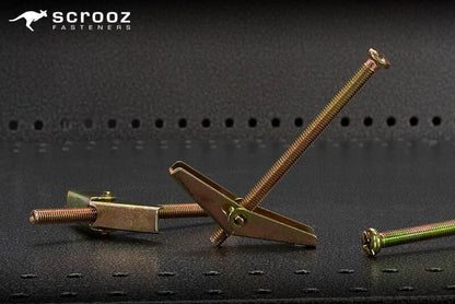 Spring toggle bolts M6 x 75mm Carton 200