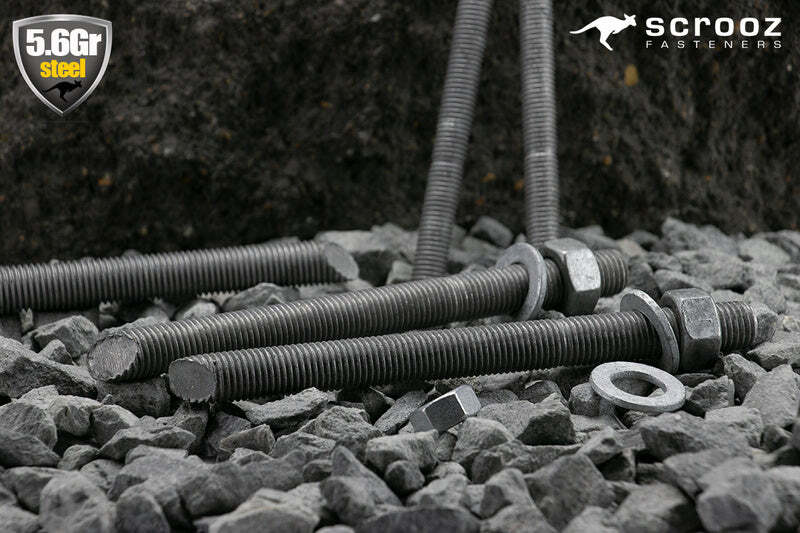 Chemical anchor stud 20 x 260mm GAL box 5