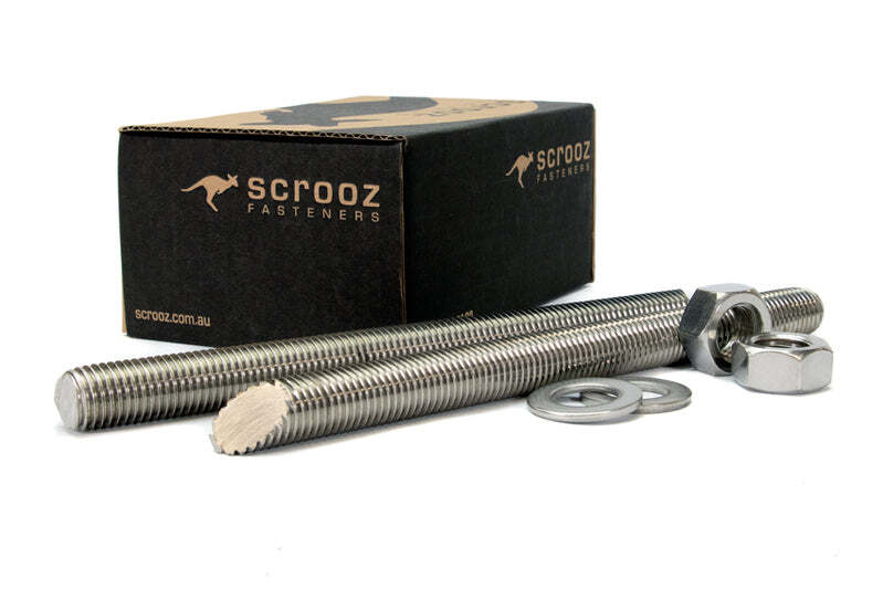 Chemical anchor stud 8 x 110mm 316 ST ST box 10