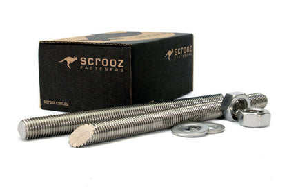 Chemical anchor stud 16 x 190mm 316 ST ST box 5