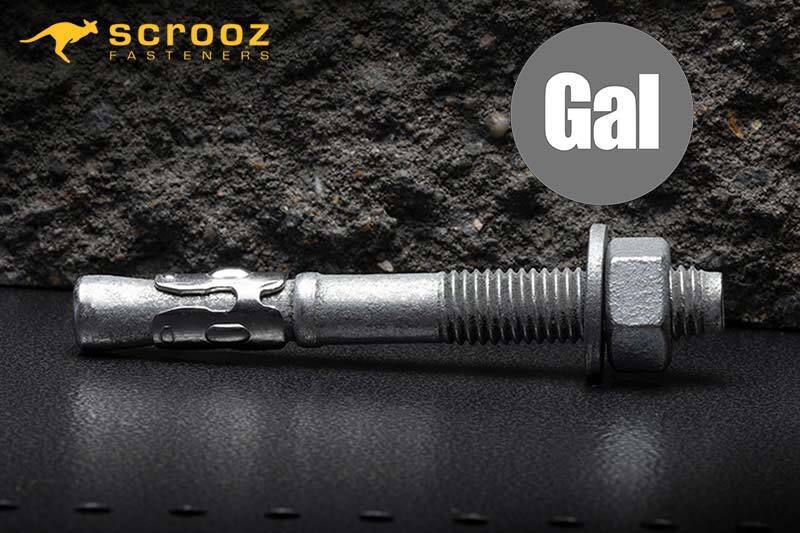 Through Bolts Galvanised 10 x 65mm grab pack 5