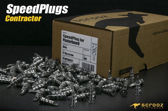 Speedplug contract plaster fixings metal box 500