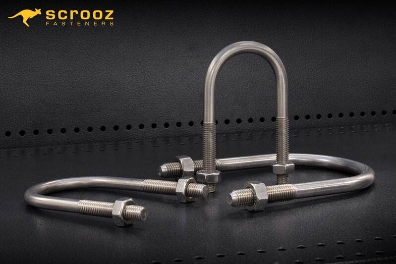 M10 x 22 x 67 U Bolt 316 SS (15NB) Box 1