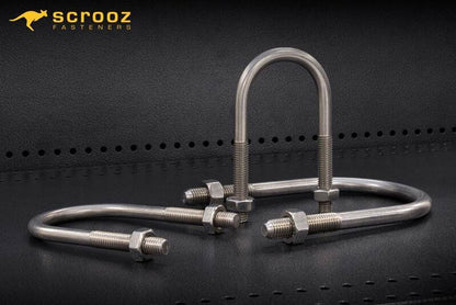 M12 x 89 x 140 U Bolt 316 SS (80NB) Box 1