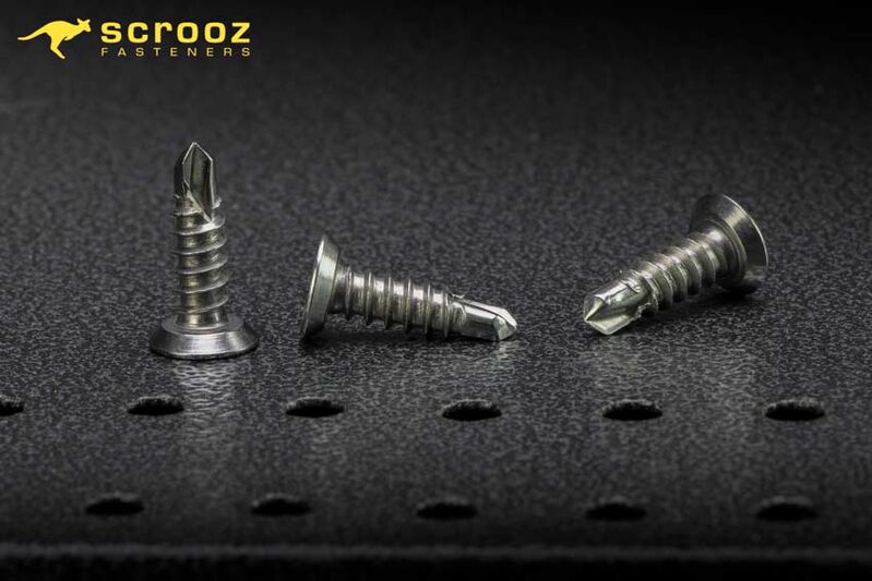 8g x 18mm Undercut Tek Screws 410 Stainless CTN 4000