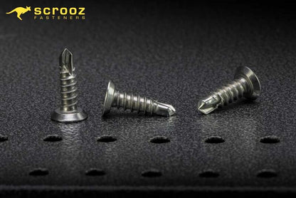 10g x 12mm Undercut Tek Screws 410 Stainless CTN 4000
