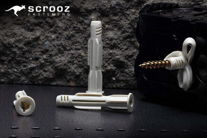 UniPlugs 6mm x 35 for 6-8g Screws Grab Pack 100