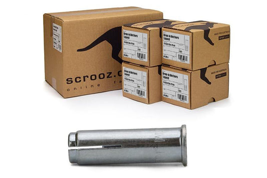 Drop in Anchors Lipped ETA 12 x 50mm Box 50