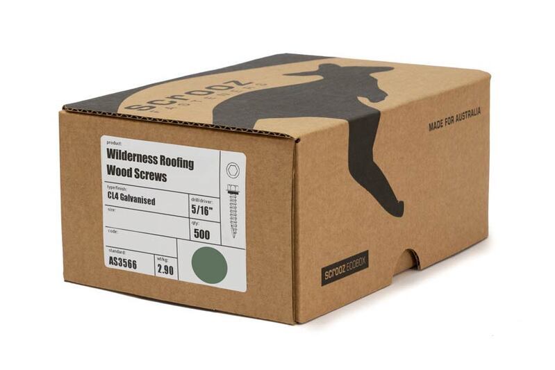 Wilderness 12g x 25mm Roof T17 Screw Box 500