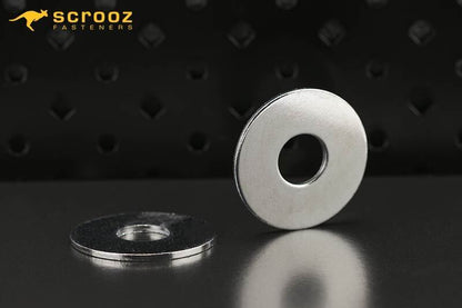 Mudguard washers M5 x 20mm zinc box 200