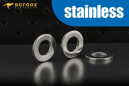 M5 plain flat washers stainless steel 304 box 500